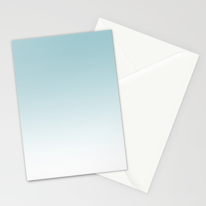 Ombre Sea Sparkle Stationery Card Gallery Image 2