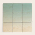 Ombre Sea Sparkle Wood Wall Art Gallery Image 1