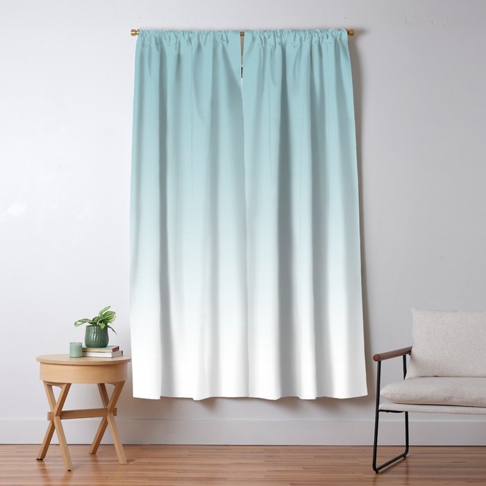 Ombre Sea Sparkle Window Curtain Gallery Image 5