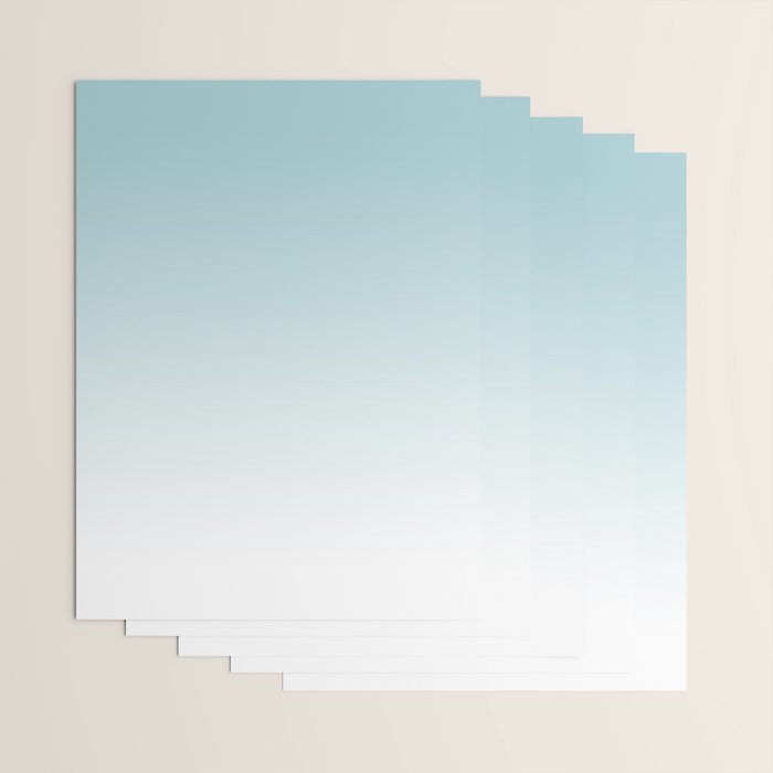 Ombre Sea Sparkle Wrapping Paper Gallery Image 3