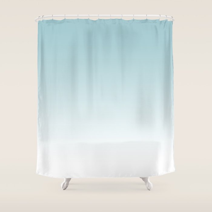 Ombre Sea Sparkle Shower Curtain Gallery Image 1
