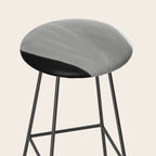 Black and gray abstract shape Stool Gallery Image 2