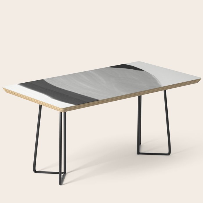 Black and gray abstract shape Coffee Table Gallery Image 1