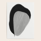 Black and gray abstract shape Poster Gallery Image 4