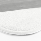 Black and gray abstract shape Bath Mat Gallery Image 3