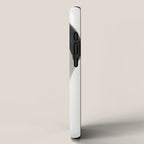 Black and gray abstract shape iPhone Case Gallery Image 2