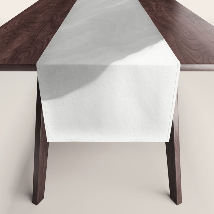 Black and gray abstract shape Table Runner Gallery Image 1