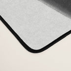 Black and gray abstract shape Desk Mat Gallery Image 4