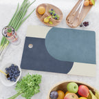 Halfmoon Colorblock - Blue Cutting Board Gallery Image 2