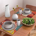 shapes of red mid century art Placemat Gallery Image 2