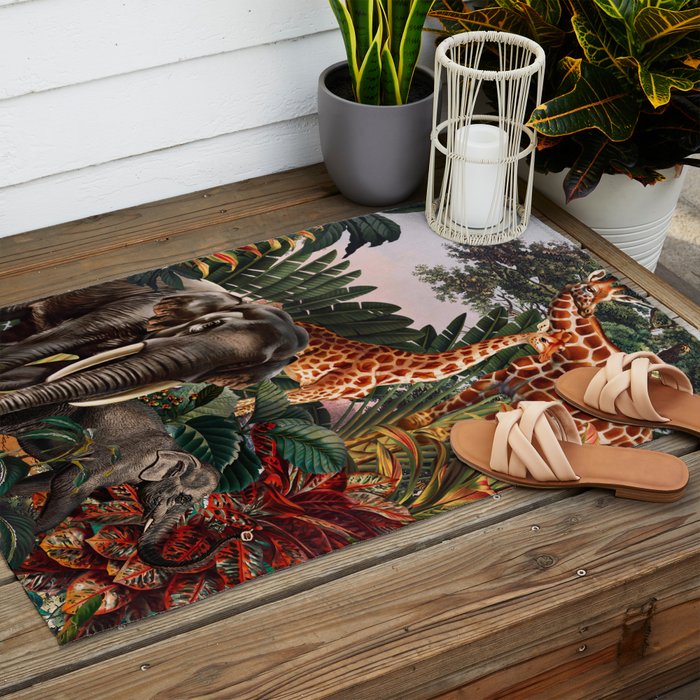 Beautiful Forest VII Outdoor Rug Gallery Image 2