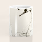 Swans in Ink - Elegant Minimalist Art Coffee Mug Gallery Image 4