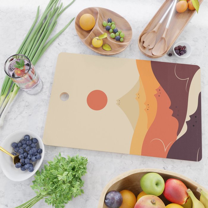 Cat Landscape 87 Cutting Board Gallery Image 2