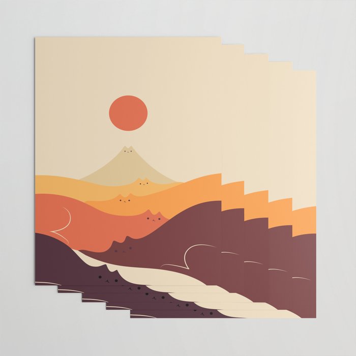 Cat Landscape 87 Wrapping Paper Gallery Image 3