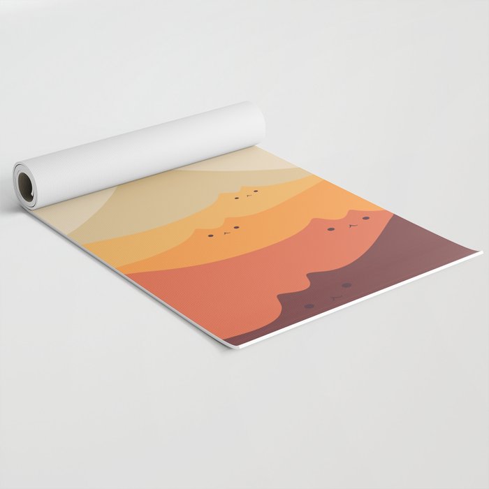 Cat Landscape 87 Yoga Mat Gallery Image 2