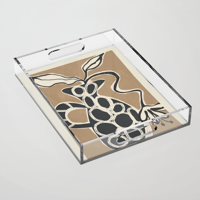 Abstract Botany 2 Acrylic Tray Gallery Image 1