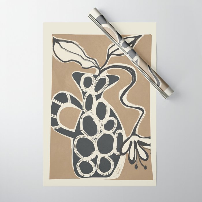 Abstract Botany 2 Wrapping Paper Gallery Image 1