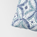 Boho Indigo Damask B Pillow Sham Gallery Image 4