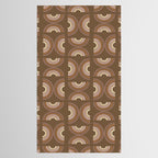 Retro Arches in Brown Tablecloth Gallery Image 2