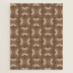 Retro Arches in Brown Jigsaw Puzzle Gallery Image 1