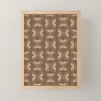 Retro Arches in Brown Mini Art Print Gallery Image 1