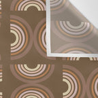 Retro Arches in Brown Wall Tapestry Gallery Image 3