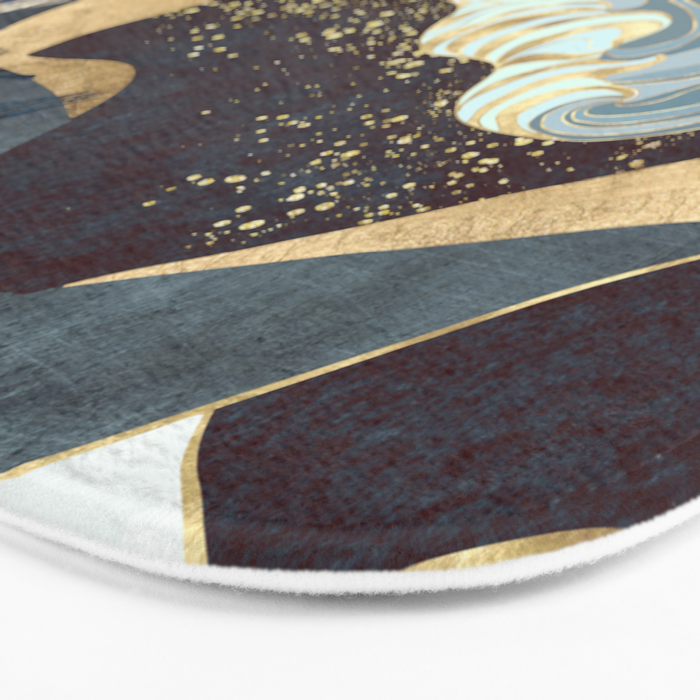 Metallic Waves Bath Mat Gallery Image 3