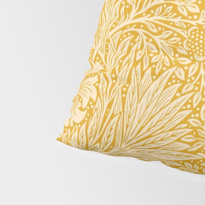 William Morris Marigold Golden Yellow Pillow Sham Gallery Image 4