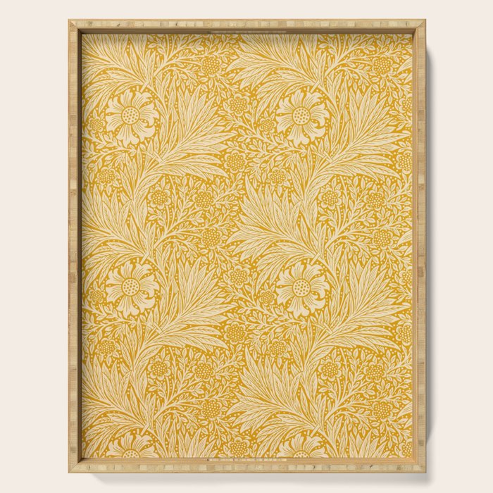 William Morris Marigold Golden Yellow Serving Tray Gallery Image 1