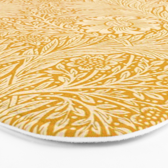 William Morris Marigold Golden Yellow Bath Mat Gallery Image 3