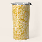 William Morris Marigold Golden Yellow Travel Mug Gallery Image 2
