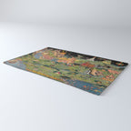 The land of make believe. Published by Jaro Hess 1930 Cornucopia of Fairy Tales Detailed Labeled Map Fun Magical Fantasy Art Rug Gallery Image 3