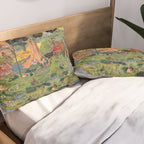 The land of make believe. Published by Jaro Hess 1930 Cornucopia of Fairy Tales Detailed Labeled Map Fun Magical Fantasy Art Pillow Sham Gallery Image 2