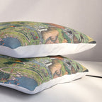 The land of make believe. Published by Jaro Hess 1930 Cornucopia of Fairy Tales Detailed Labeled Map Fun Magical Fantasy Art Pillow Sham Gallery Image 3