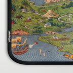 The land of make believe. Published by Jaro Hess 1930 Cornucopia of Fairy Tales Detailed Labeled Map Fun Magical Fantasy Art Laptop Sleeve Gallery Image 3