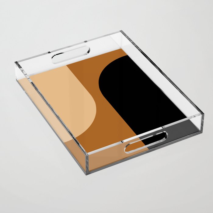 Modern Minimal Arch Abstract LXXX Acrylic Tray Gallery Image 1