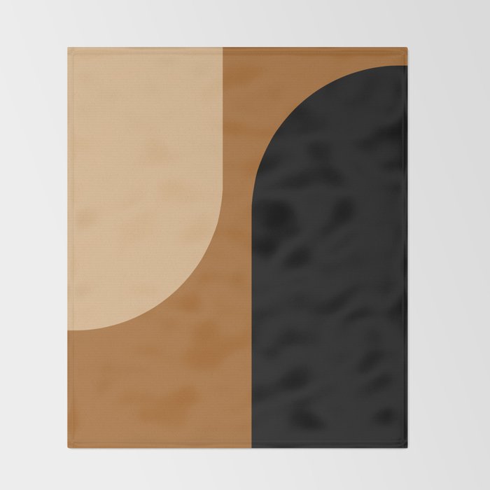 Modern Minimal Arch Abstract LXXX Throw Blanket Gallery Image 2