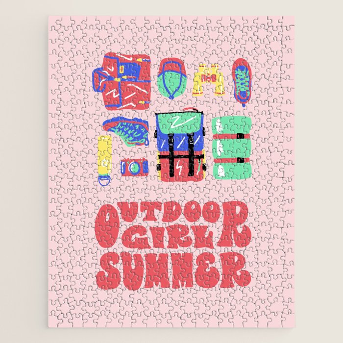 Outdoor Girl Summer Jigsaw Puzzle Gallery Image 1