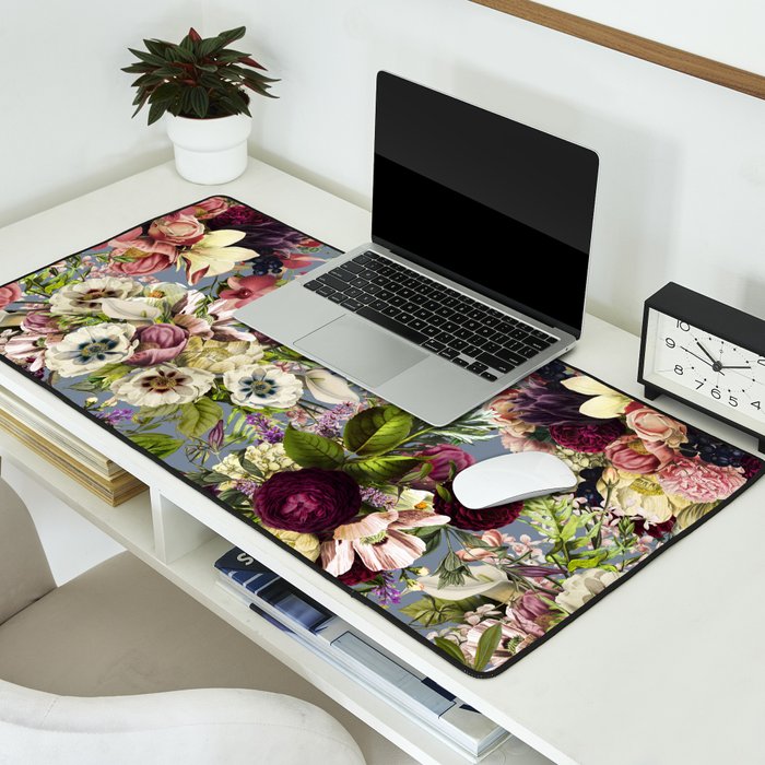 Modena Vintage Florals Desk Mat Gallery Image 2