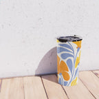 Joyful Sunflowers Floral Illustration Travel Mug Gallery Image 4