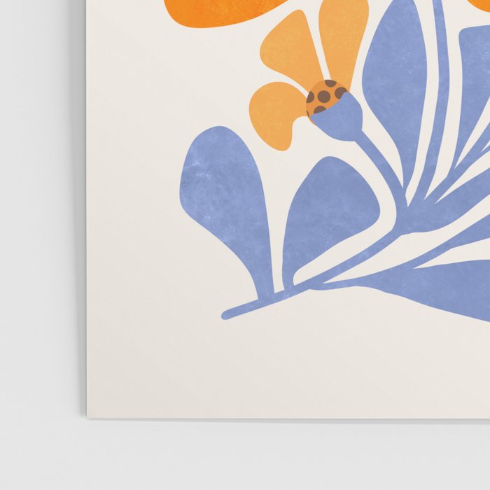 Joyful Sunflowers Floral Illustration Poster Gallery Image 3