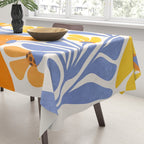 Joyful Sunflowers Floral Illustration Tablecloth Gallery Image 3