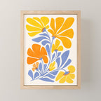 Joyful Sunflowers Floral Illustration Mini Art Print Gallery Image 1