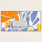 Joyful Sunflowers Floral Illustration Desk Mat Gallery Image 1