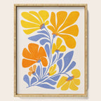 Joyful Sunflowers Floral Illustration Serving Tray Gallery Image 1
