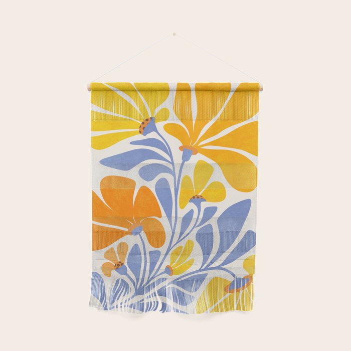 Joyful Sunflowers Floral Illustration Wall Hanging Gallery Image 1