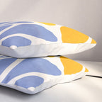 Joyful Sunflowers Floral Illustration Pillow Sham Gallery Image 3