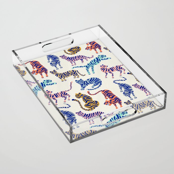 Tiger Collection - Indigo Palett Acrylic Tray Gallery Image 1