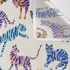 Tiger Collection - Indigo Palett Wall Tapestry Gallery Image 3