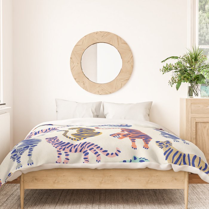 Tiger Collection - Indigo Palett Duvet Cover Gallery Image 3